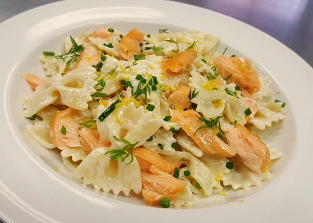 Pasta and Fresh Salmon Salad