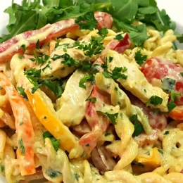 Curried Chicken Pasta Salad